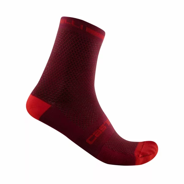 Castelli SUPERLEGGERA T 12 SOCK - Burgundy