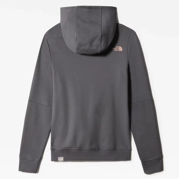 The North Face Girls' Drew Peak II Hoodie - Gray - Image 2