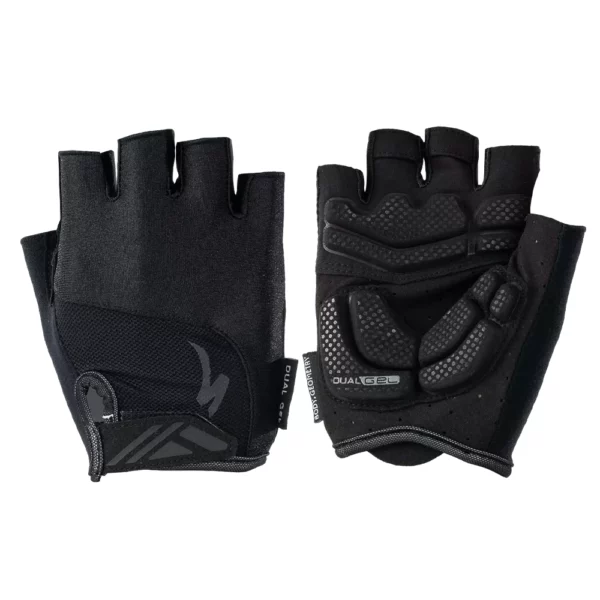 Specialized Men's Body Geometry Dual-Gel Short Finger Gloves - Black