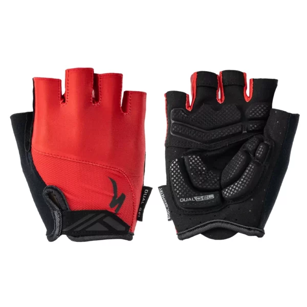 Specialized Men's Body Geometry Dual-Gel Short Finger Gloves - Red
