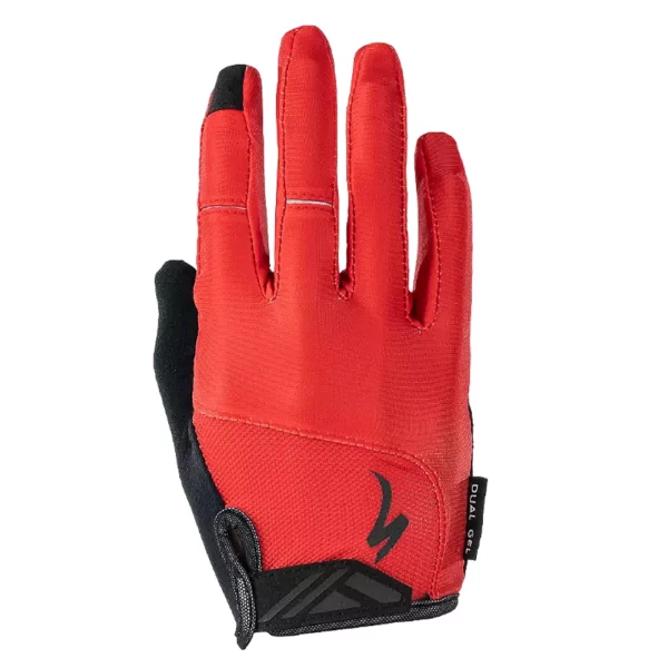Specialized Women's Body Geometry Dual-Gel Long Finger Gloves - Red - Image 3