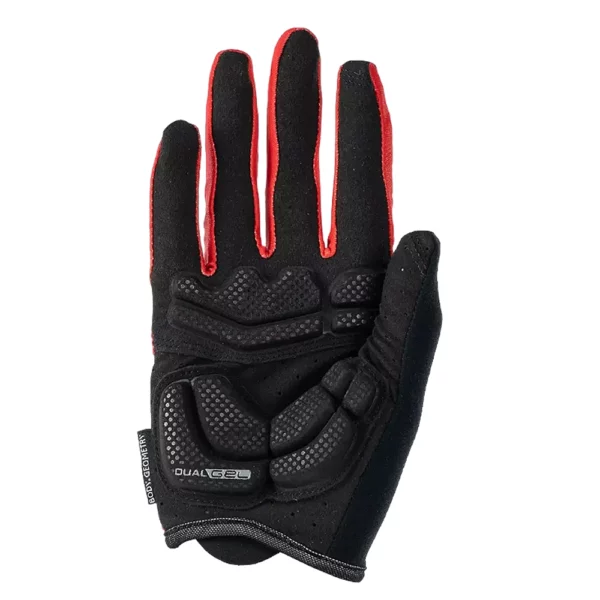 Specialized Women's Body Geometry Dual-Gel Long Finger Gloves - Red - Image 4