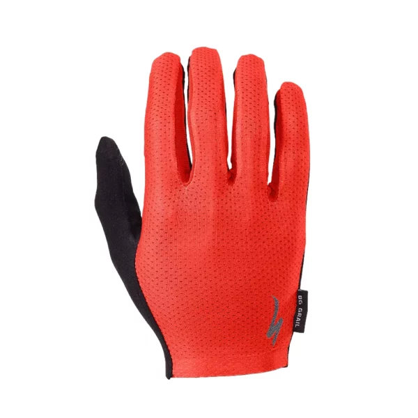 Specialized Body Geometry Grail Long Finger Gloves - Red - Image 3
