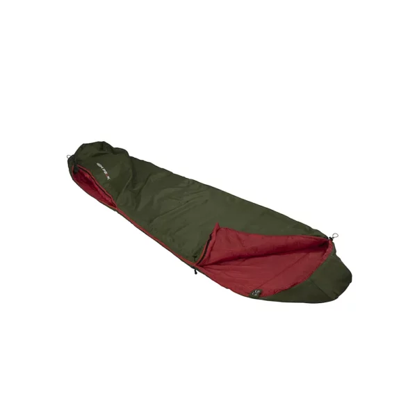 High Peak Sleeping Bag Lite Pak 1200 - Green / Red - Image 3