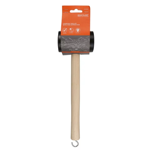 Regatta Camping Mallet with Peg Extractor - Rubber/Wood - Image 5