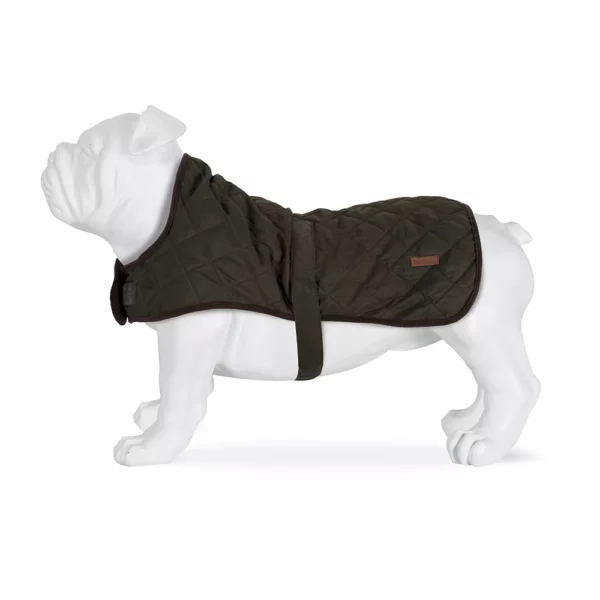 Regatta Odie Quilted Dog Coat - Dark Khaki - Image 3