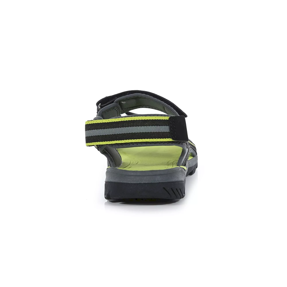Regatta Men's Kota Drift Sandals - Black/Green - Image 3