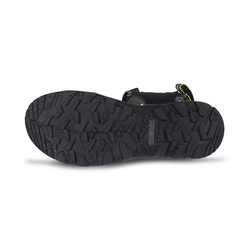 Regatta Men's Kota Drift Sandals - Black/Green - Image 6