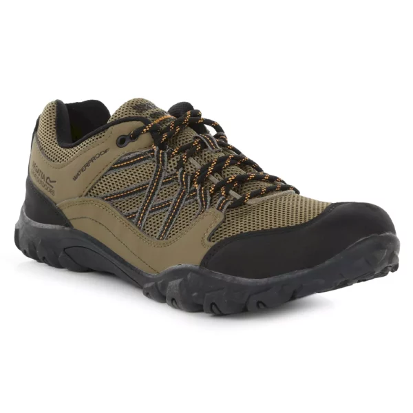 Regatta Men's Edgepoint III Waterproof Walking Shoes - Navy Green/Black