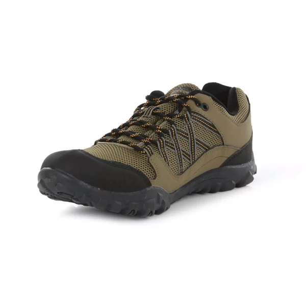 Regatta Men's Edgepoint III Waterproof Walking Shoes - Navy Green/Black - Image 5