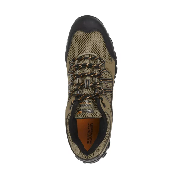 Regatta Men's Edgepoint III Waterproof Walking Shoes - Navy Green/Black - Image 7