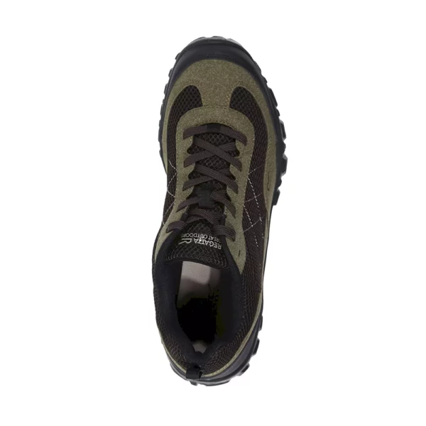 Regatta Men's Edgepoint Life Walking Shoes - Black/Navy Green - Image 7