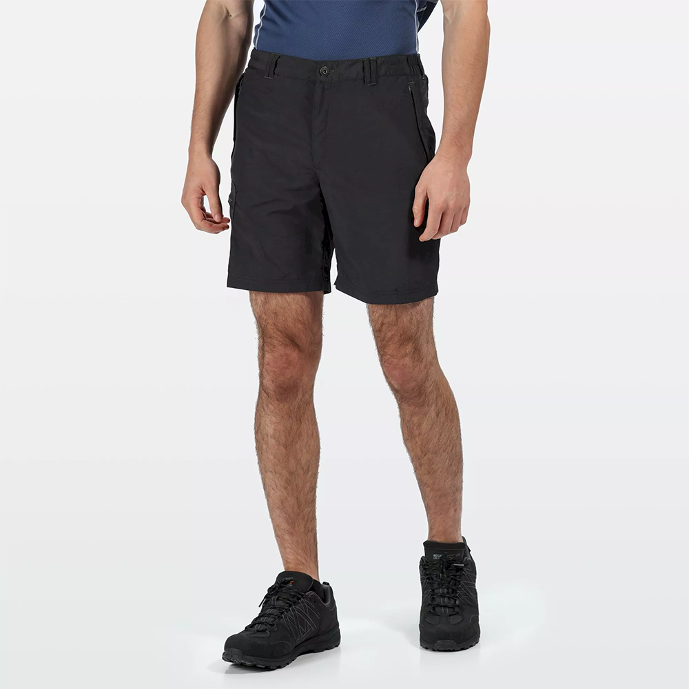 Regatta Men's Leesville II Multi Pocket Walking Shorts - Dark Gray - Image 3