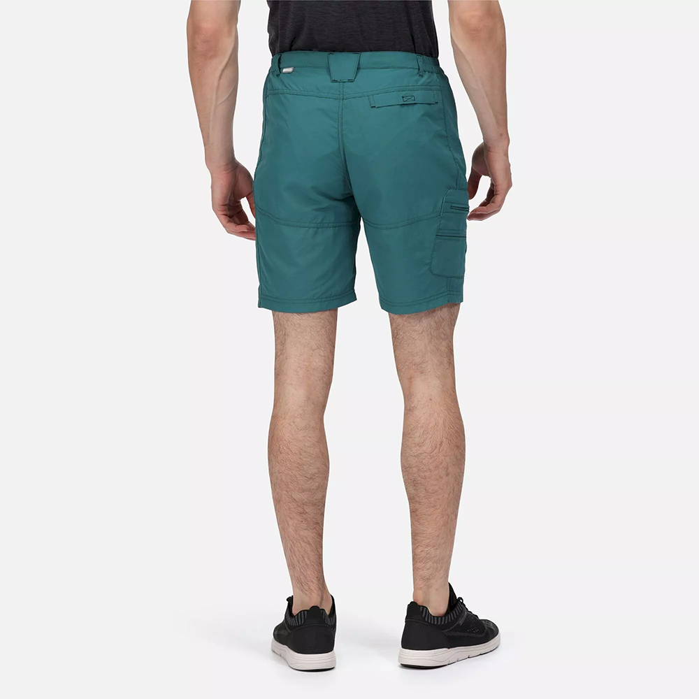 Regatta Men's Leesville II Multi Pocket Walking Shorts - Pacific Green - Image 6