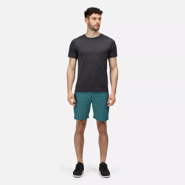 Regatta Men's Leesville II Multi Pocket Walking Shorts - Pacific Green - Image 8