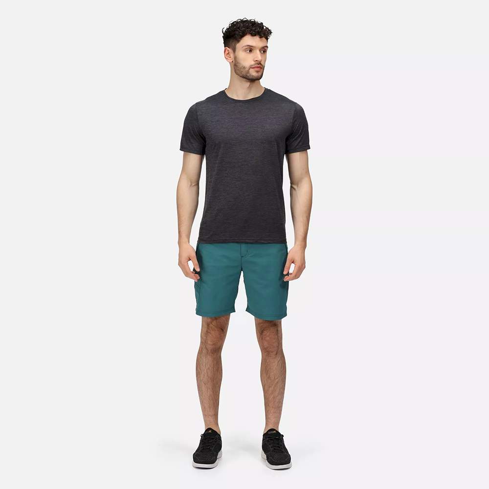 Regatta Men's Leesville II Multi Pocket Walking Shorts - Pacific Green - Image 7