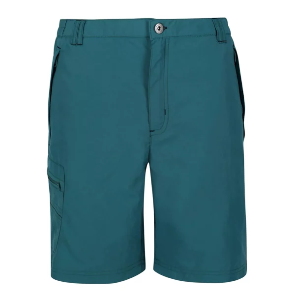 Regatta Men's Leesville II Multi Pocket Walking Shorts - Pacific Green - Image 4