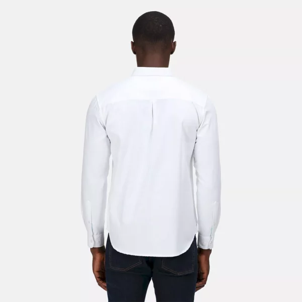 Regatta Men's Brycen Long Sleeve Shirt - White - Image 3