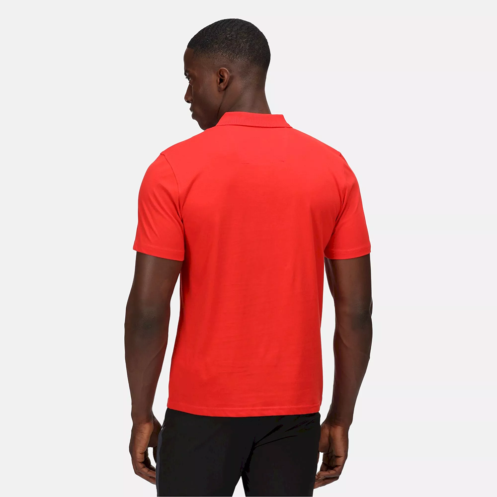 Regatta Men's Sinton Lightweight Polo Shirt - Red - Image 6