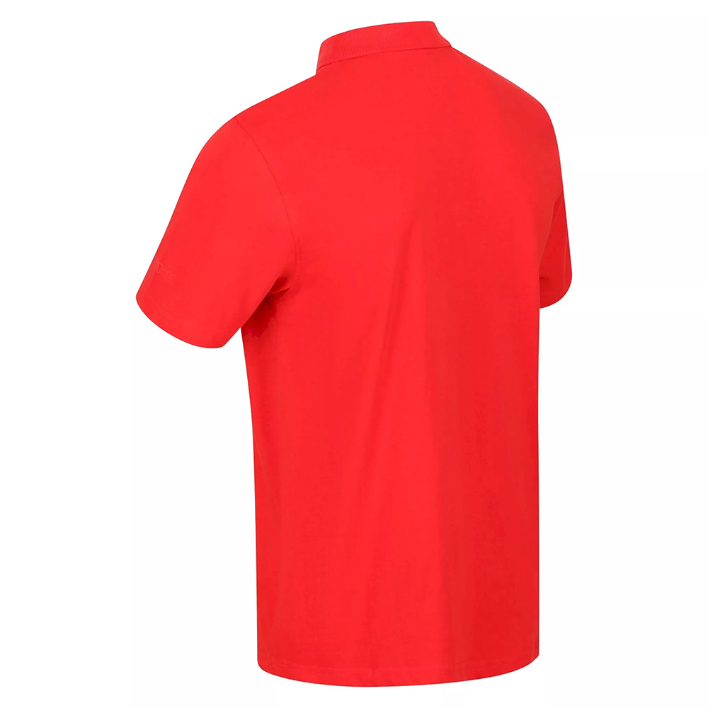 Regatta Men's Sinton Lightweight Polo Shirt - Red - Image 2