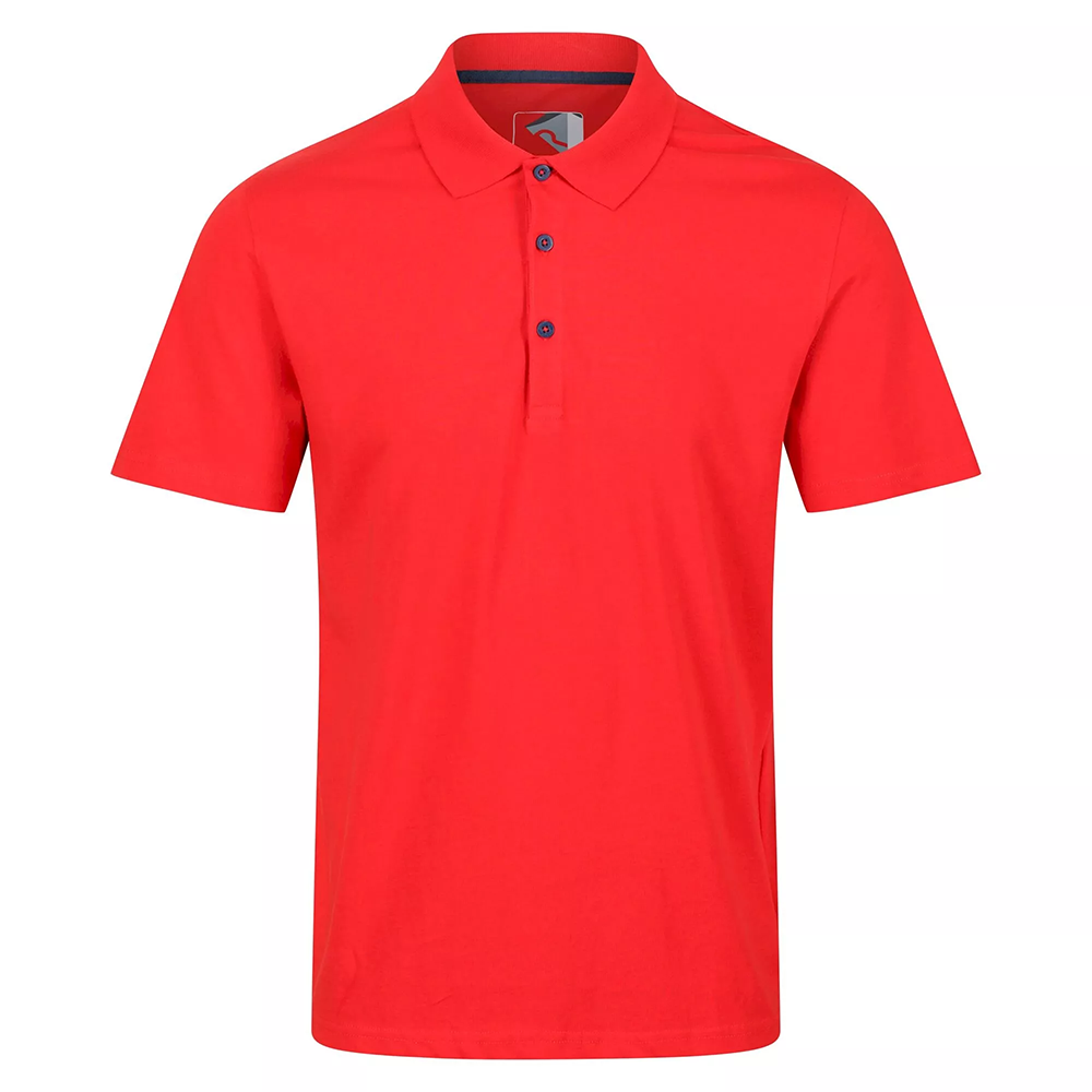 Regatta Men's Sinton Lightweight Polo Shirt - Red - Image 3