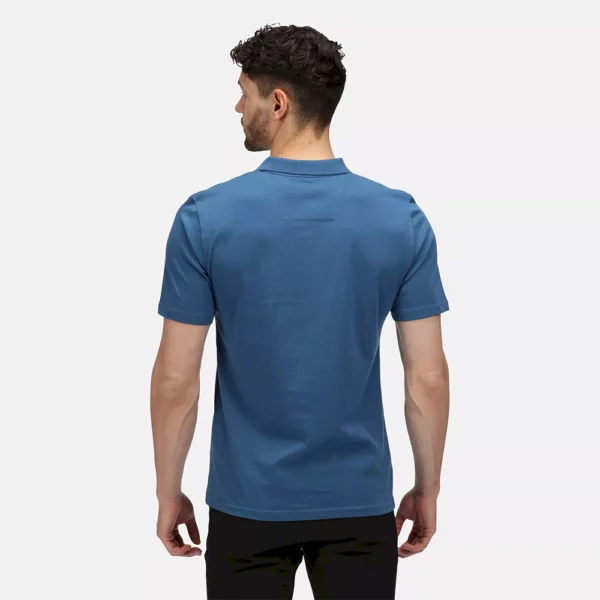 Regatta Men's Sinton Lightweight Polo Shirt - Blue - Image 7