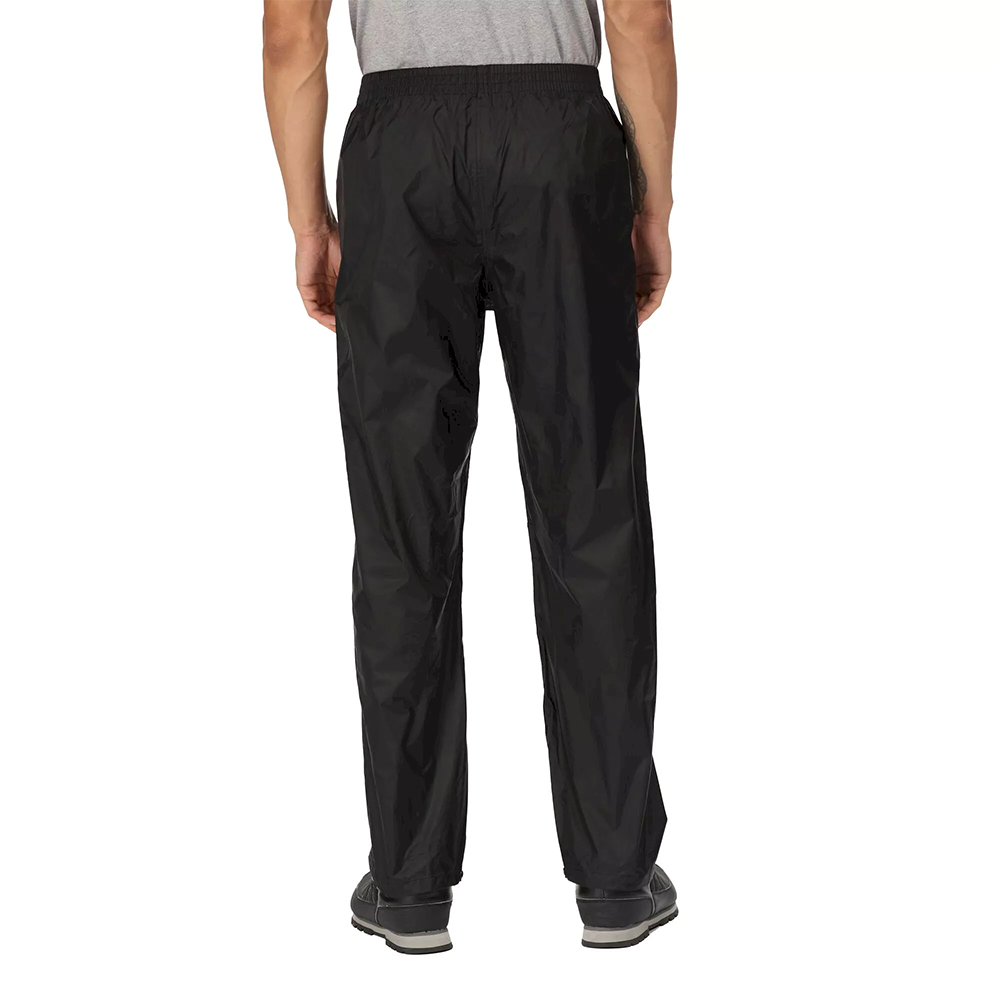 Regatta Men's Pack-It Waterproof Overtrousers - Black - Image 6