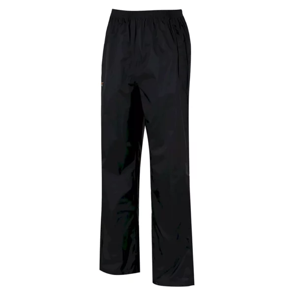 Regatta Men's Pack-It Waterproof Overtrousers - Black
