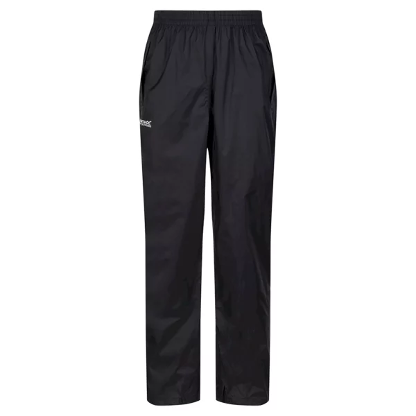 Regatta Men's Pack-It Waterproof Overtrousers - Black - Image 4