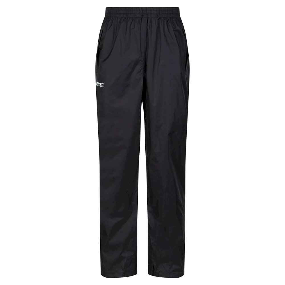 Regatta Men's Pack-It Waterproof Overtrousers - Black - Image 3