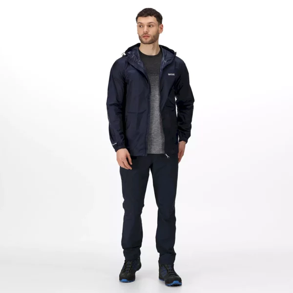 Regatta Men's Pack-It III Waterproof Jacket - Navy Blue - Image 8