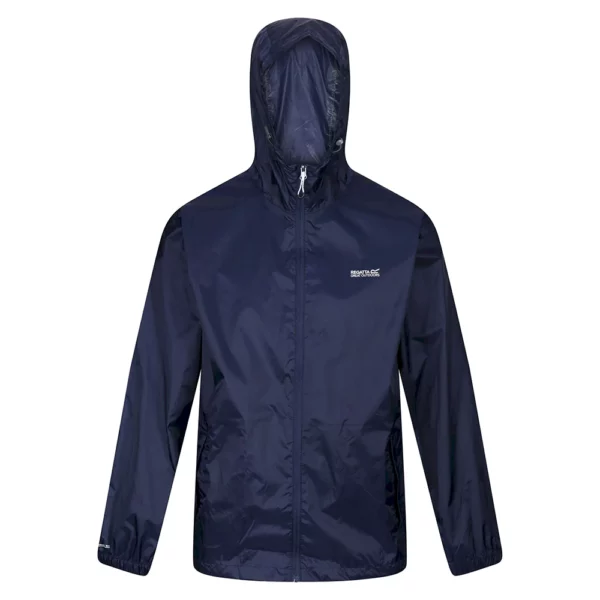 Regatta Men's Pack-It III Waterproof Jacket - Navy Blue - Image 4