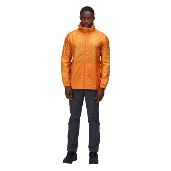 Regatta Men's Pack-It III Waterproof Jacket - Orange - Image 8
