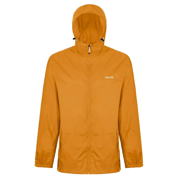 Regatta Men's Pack-It III Waterproof Jacket - Orange - Image 4