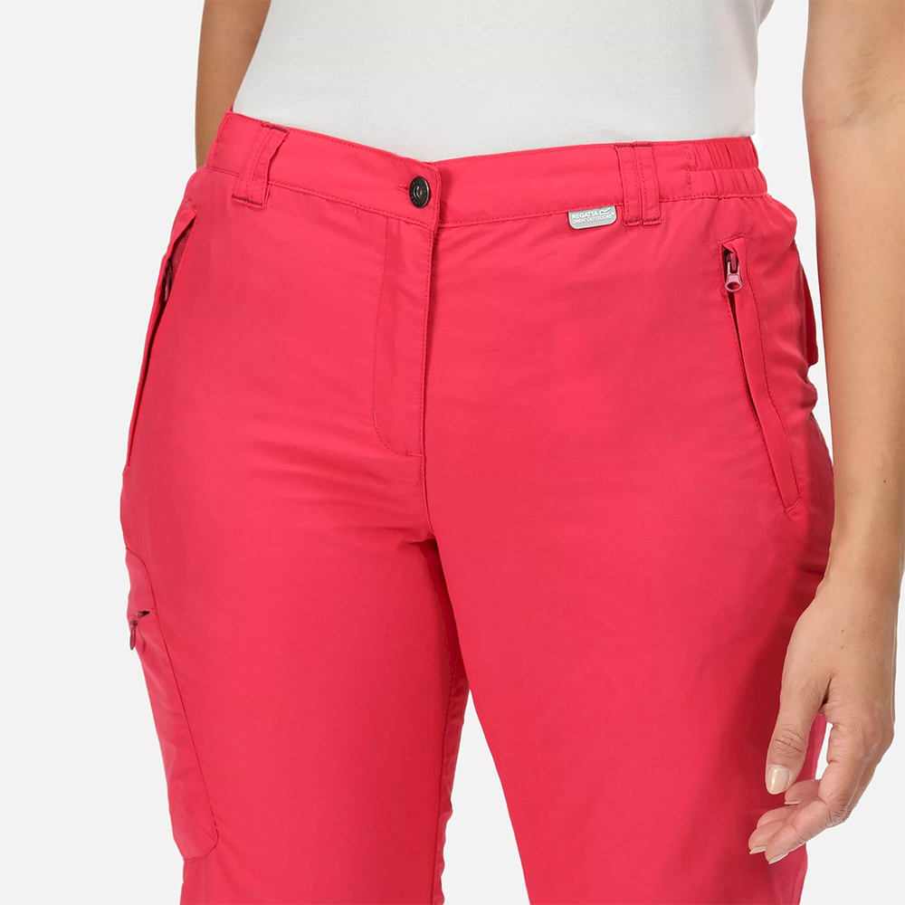 Regatta Women's Chaska II Capri Walking Trousers - Pink - Image 8