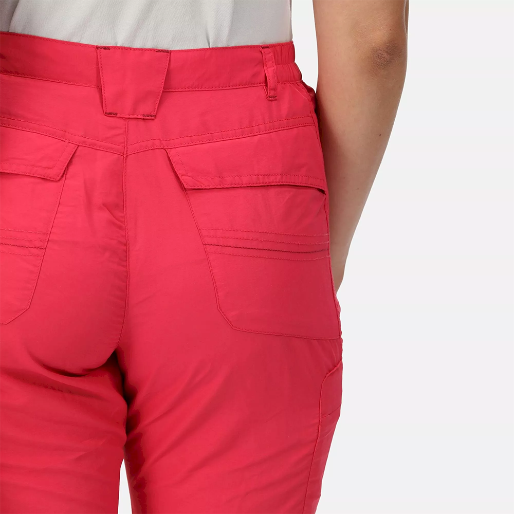 Regatta Women's Chaska II Capri Walking Trousers - Pink - Image 9