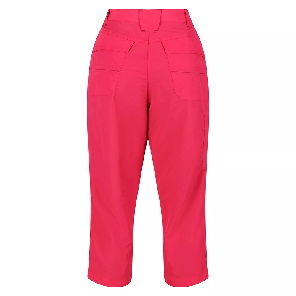 Regatta Women's Chaska II Capri Walking Trousers - Pink - Image 4
