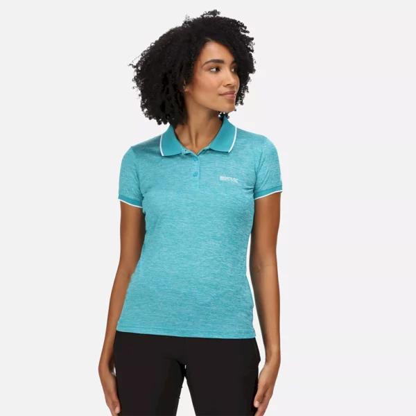 Regatta Women's Remex II Polo Neck T-Shirt - Teal - Image 6