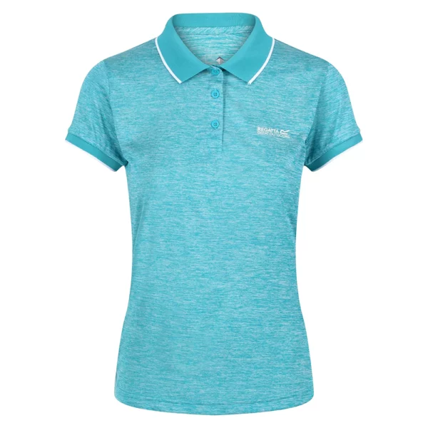 Regatta Women's Remex II Polo Neck T-Shirt - Teal - Image 4