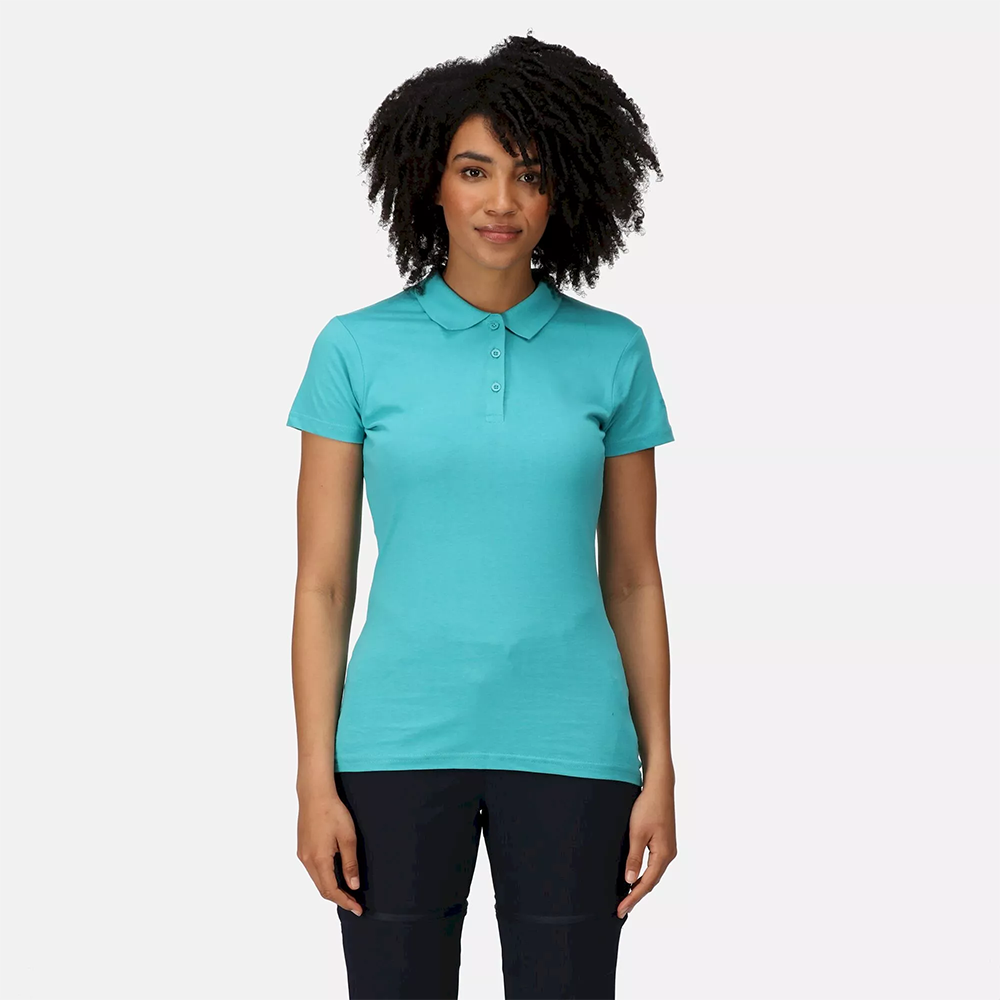 Regatta Women's Sinton Coolweave Polo Shirt - Turquoise - Image 5