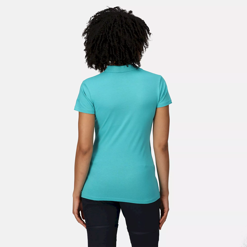 Regatta Women's Sinton Coolweave Polo Shirt - Turquoise - Image 6
