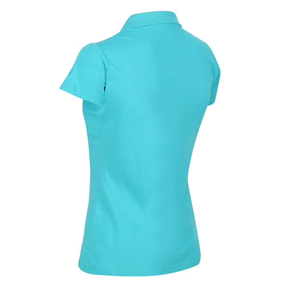 Regatta Women's Sinton Coolweave Polo Shirt - Turquoise - Image 2