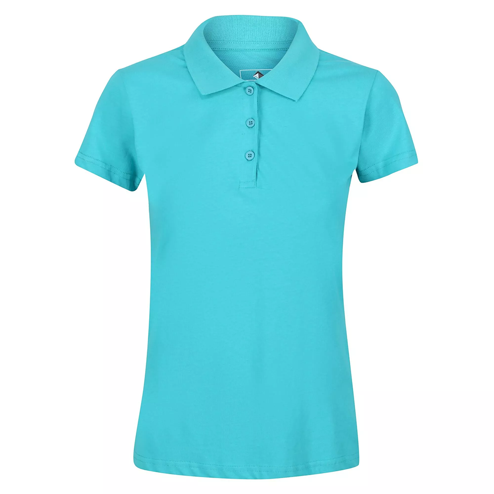 Regatta Women's Sinton Coolweave Polo Shirt - Turquoise - Image 3