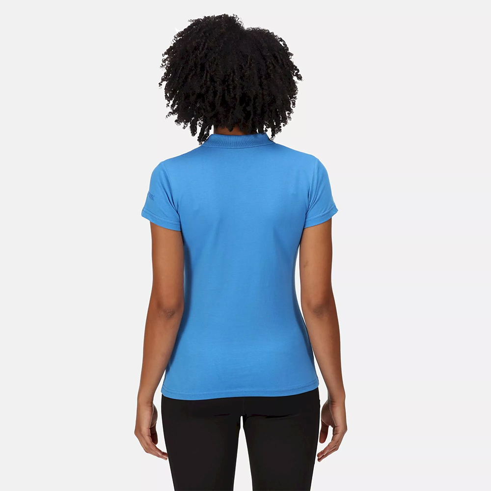 Regatta Women's Sinton Coolweave Polo Shirt - Blue - Image 6