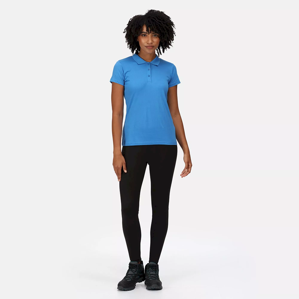 Regatta Women's Sinton Coolweave Polo Shirt - Blue - Image 7