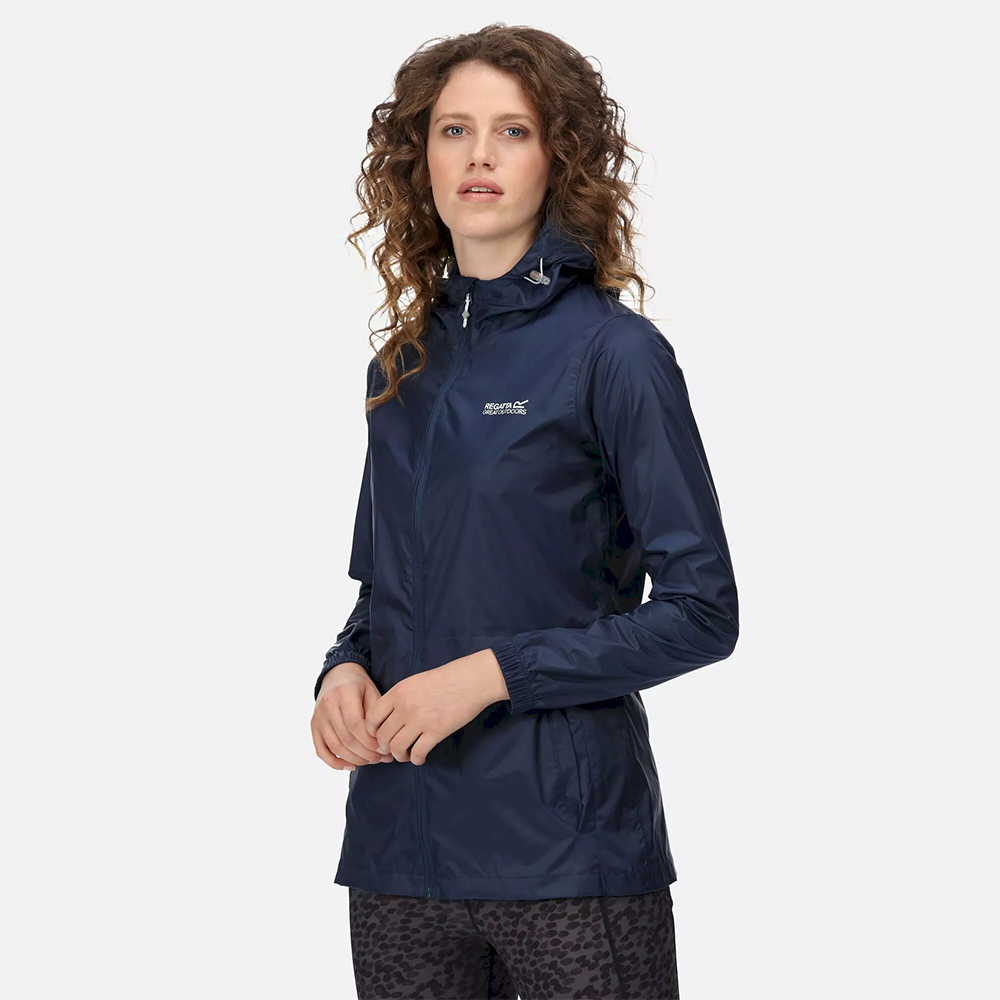 Regatta Women's Pack-It III Waterproof Jacket - Navy Blue - Image 5