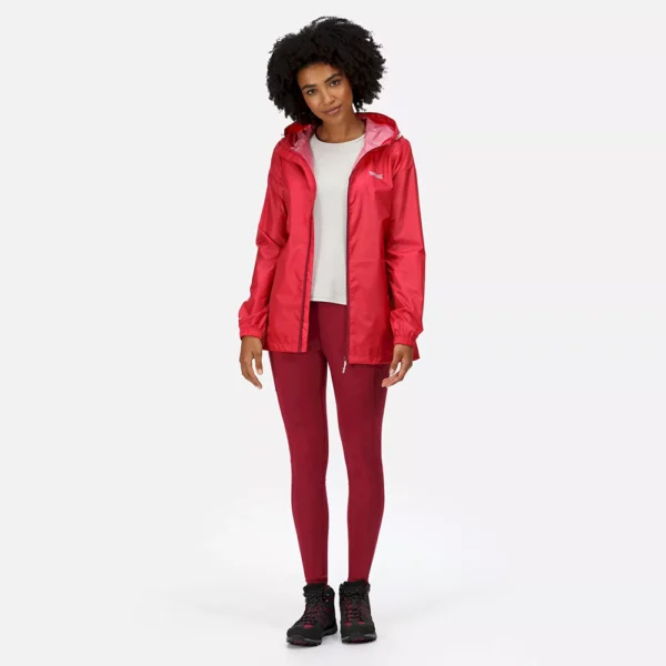 Regatta Women's Pack-It III Waterproof Jacket - Pink - Image 8