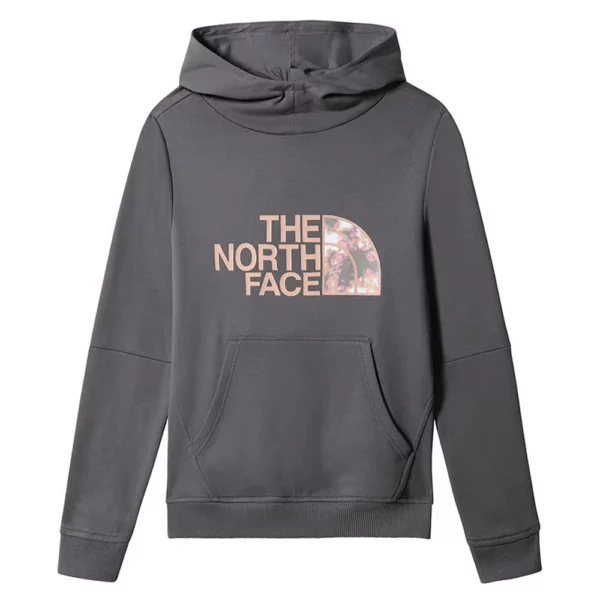 The North Face Girls' Drew Peak II Hoodie - Gray