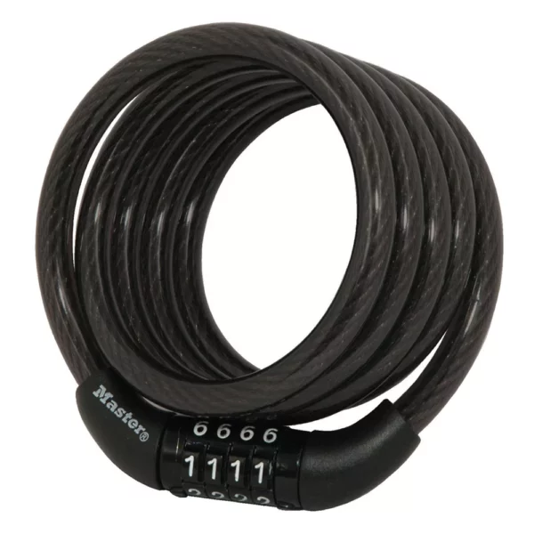 Master Lock Chains And Cable Locks 1.2m - Black