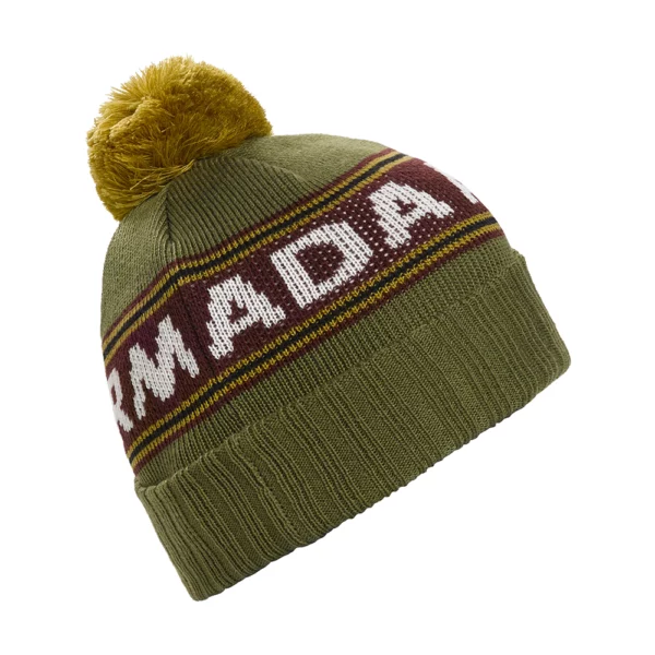 Armada Skis Unisex Jacquard Knit Pom Beanie - Fatigue